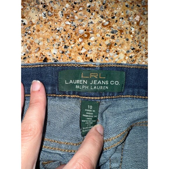 Lauren Jeans Co. Womens Flared Denim Jeans Size 10 USA - Picture 8 of 9